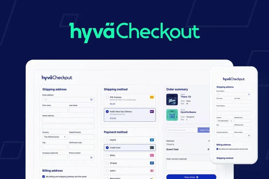 Hyvä Checkout: sneller afrekenen, hogere conversie voor je Magento-webshop